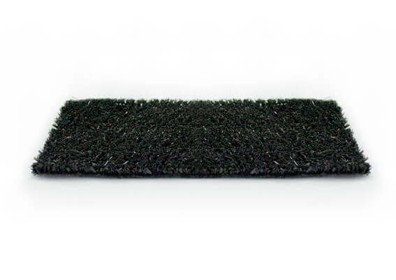 Césped artificial negro moqueta alfombra