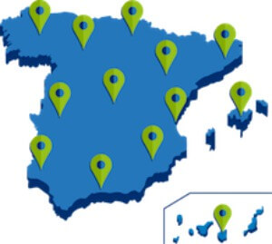 Mapa Espana Instaladores